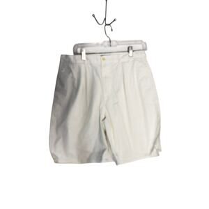 Vintage Polo Ralph Lauren Mens Size 34 White Chino Golf Tennis Prep Shorts
